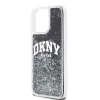 DKNY Liquid Glitter Arch Logo tok, iPhone 14 Pro Max - fekete