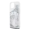 DKNY Liquid Glitter Arch Logo tok, iPhone 15 - átlátszó