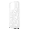 DKNY Liquid Glitter Checkered Pattern tok, iPhone 15 Pro - átlátszó