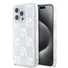 DKNY Liquid Glitter Checkered Pattern tok, iPhone 15 Pro Max - átlátszó