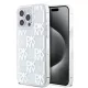 DKNY Liquid Glitter Checkered Pattern tok, iPhone 15 Pro Max - átlátszó