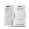 DKNY Liquid Glitter Checkered Pattern tok, iPhone 15 Pro Max - átlátszó