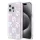 DKNY Liquid Glitter Checkered Pattern tok, iPhone 15 Pro Max - rózsaszín