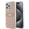 DKNY PC/TPU Repeat Pattern Tonal Stripe Magsafe tok, iPhone 15 Pro Max - rózsaszín