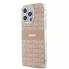 DKNY PC/TPU Repeat Pattern Tonal Stripe Magsafe tok, iPhone 15 Pro Max - rózsaszín