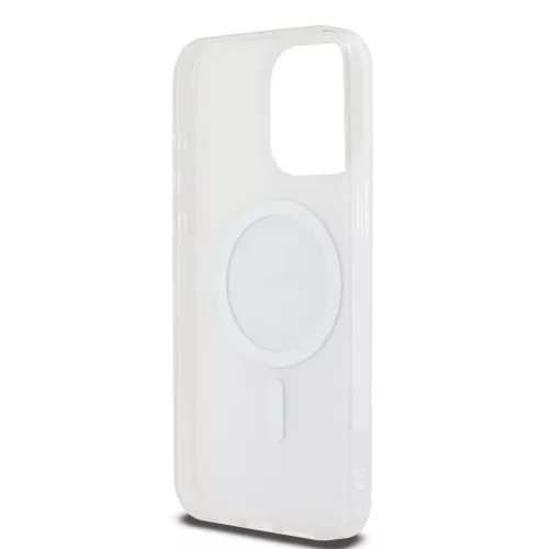 DKNY PC/TPU Repeat Pattern Tonal Stripe Magsafe tok, iPhone 15 Pro Max - rózsaszín