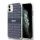 DKNY PC/TPU Repeat Pattern Tonal Stripe Magsafe tok, iPhone 11 - kék