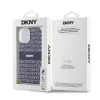 DKNY PC/TPU Repeat Pattern Tonal Stripe Magsafe tok, iPhone 13 - kék