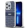 DKNY PC/TPU Repeat Pattern Tonal Stripe Magsafe tok, iPhone 13 Pro - kék