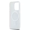 DKNY PC/TPU Repeat Pattern Tonal Stripe Magsafe tok, iPhone 13 Pro - kék