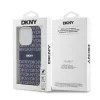 DKNY PC/TPU Repeat Pattern Tonal Stripe Magsafe tok, iPhone 15 Pro Max - kék