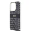 DKNY PC/TPU Repeat Pattern Tonal Stripe Magsafe tok, iPhone 13 Pro - fekete