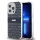 DKNY PC/TPU Repeat Pattern Tonal Stripe Magsafe tok, iPhone 13 Pro Max - fekete