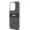 DKNY PC/TPU Repeat Pattern Tonal Stripe Magsafe tok, iPhone 13 Pro Max - fekete