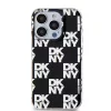 DKNY PC/TPU Checkered Pattern tok, iPhone 15 Pro - fekete