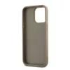 DKNY PU Leather Stack Logo Wrist Strap tok, iPhone 14 Pro Max - bézs