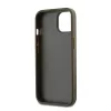 DKNY PU Leather Stack Logo Wrist Strap tok, iPhone 13 - barna
