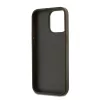 DKNY PU Leather Stack Logo Wrist Strap tok, iPhone 14 Pro Max - barna