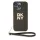 DKNY PU Leather Stack Logo Wrist Strap tok, iPhone 15 Pro Max - barna