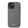 DKNY PU Leather Silver Metal Logo Magsafe tok, iPhone 14 - ezüst