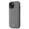 DKNY PU Leather Silver Metal Logo Magsafe tok, iPhone 14 - ezüst