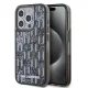 Karl Lagerfeld Liquid Glitter Monogram Gradient iPhone 15 Pro Max tok – fekete