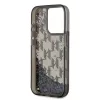 Karl Lagerfeld Liquid Glitter Monogram Gradient iPhone 15 Pro Max tok – fekete