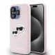 Karl Lagerfeld Liquid Silicone Double Heads MagSafe iPhone 15 Pro tok – rózsaszín