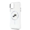 Karl Lagerfeld IML K&CH Heads Metal Frame MagSafe tok, iPhone 11 Transparent