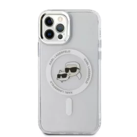   Karl Lagerfeld IML K&CH Heads Metal Frame MagSafe tok, iPhone 16 Pro Max Transparent