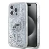 Karl Lagerfeld Liquid Glitter Karl and Choupette Heads MagSafe iPhone 15 Pro Max tok – átlátszó
