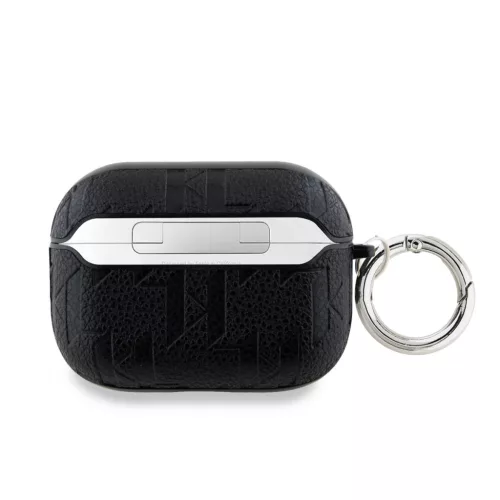 Karl Lagerfeld PU Embossed Karl and Choupette Heads tok, Airpods Pro 2 - fekete