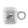 Karl Lagerfeld PU Embossed Karl and Choupette Heads tok, Airpods 1/2 - ezüst