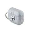 Karl Lagerfeld PU Embossed Choupette Head tok, Airpods Pro 2 - ezüst