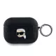 Karl Lagerfeld PU Embossed Karl Head tok, Airpods Pro - fekete