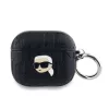 Karl Lagerfeld PU Embossed Karl Head tok, Airpods 3 - fekete