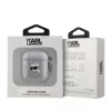 Karl Lagerfeld PU Embossed Karl Head tok, Airpods 1/2 - ezüst - 