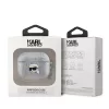 Karl Lagerfeld PU Embossed Karl Head tok, Airpods 3 - ezüst