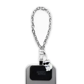   Karl Lagerfeld Universal Hand Strap Choupette Silver - ezüst