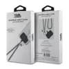 Karl Lagerfeld Universal Hand Strap Choupette Silver - ezüst