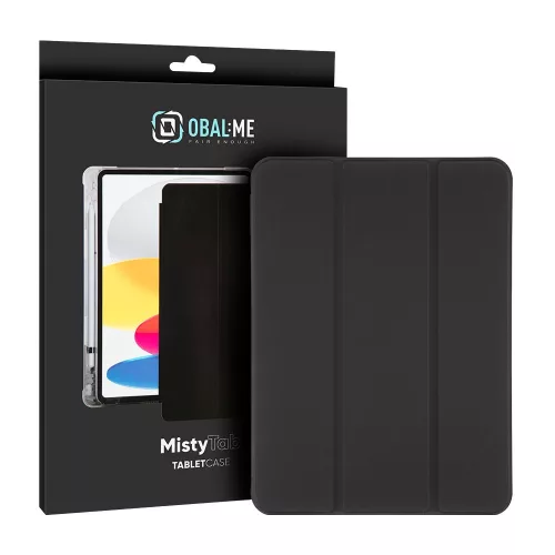 OBAL:ME MistyTab tok – Apple iPad 10.2 (2019/2020/2021) – fekete