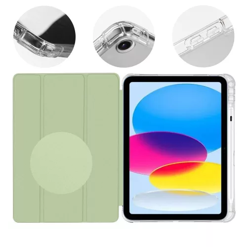 OBAL:ME MistyTab tok – Apple iPad 10.9 (2022/11 2025) – világoszöld