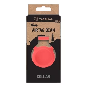   Tactical Airtag Beam Collar tartó Apple AirTag-hez – Piros