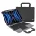 Nillkin Bumper GO Keyboard (Backlit Version) tok – Apple iPad Air 4/5/10.9 2020/11 2024/2025/Pro 11 (2020/2021/2022) – fekete