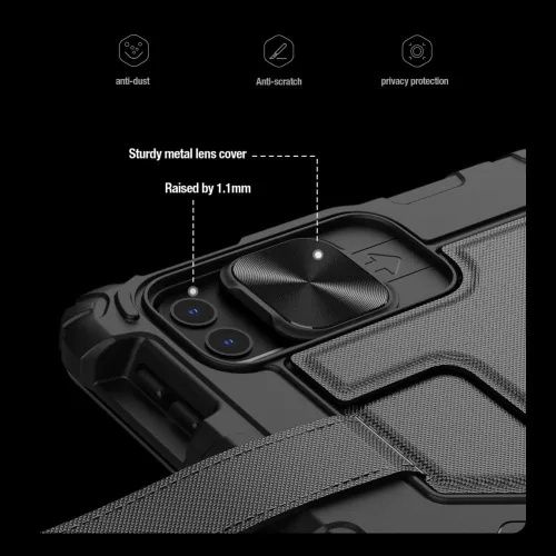 Nillkin Bumper GO Keyboard (Backlit Version) tok – Apple iPad Air 4/5/10.9 2020/11 2024/2025/Pro 11 (2020/2021/2022) – fekete