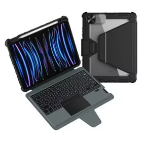   Nillkin Bumper Link Keyboard (Backlit Version) tok – Apple iPad Air 4/5/10.9 2020/11 2024/2025/Pro 11 (2020/2021/2022) – fekete
