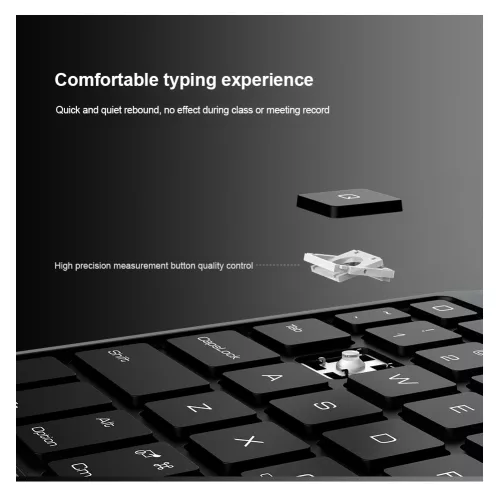 Nillkin Bumper Link Keyboard (Backlit Version) tok – Apple iPad Air 4/5/10.9 2020/11 2024/2025/Pro 11 (2020/2021/2022) – fekete
