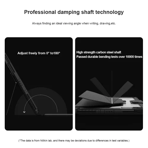 Nillkin Bumper Link Keyboard (Backlit Version) tok – Apple iPad Pro 12.9 2020/2021/2022/ Air 13 (2024/2025) – fekete