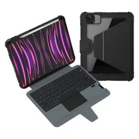  Nillkin Bumper Link Keyboard (Backlit Version) tok – Apple iPad 10.9 (2022/11 2025) – fekete