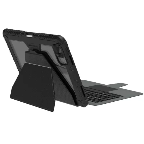 Nillkin Bumper Link Keyboard (Backlit Version) tok – Apple iPad 10.9 (2022/11 2025) – fekete